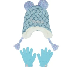 Cold Weather Mermaid Hat & Glove 1 Pack
