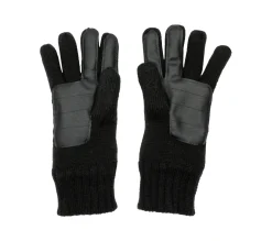 Contrast Knit Gloves - 1 Pair