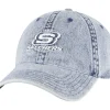 Denim Embroidered Hat