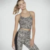 GOSTRETCH Mini Cheetah Racerback Longline Bra