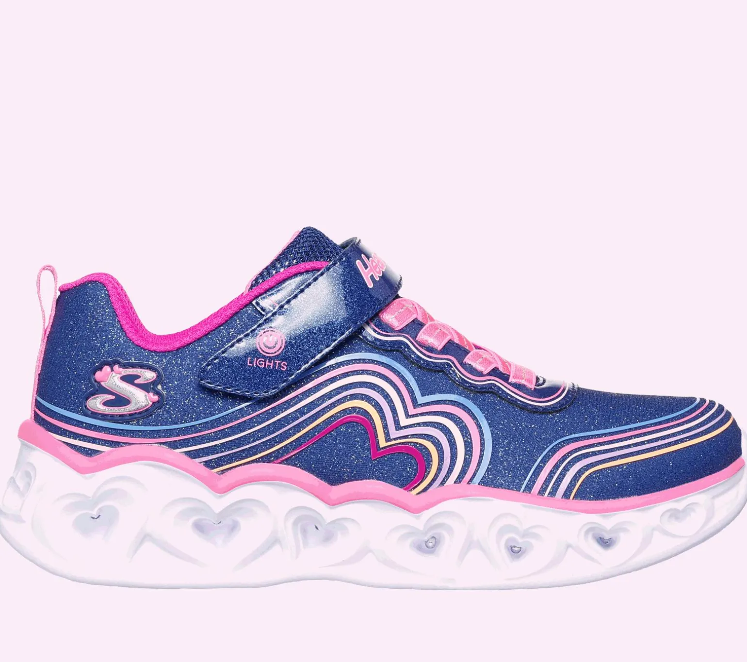 Heart Lights - Retro Hearts