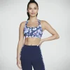 Misty Floral Zip-Front Bra