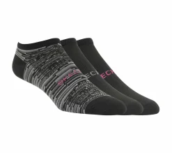 3 Pack No Show Microfiber Socks