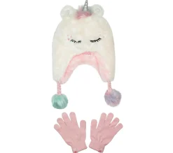 Plush Unicorn Hat Set